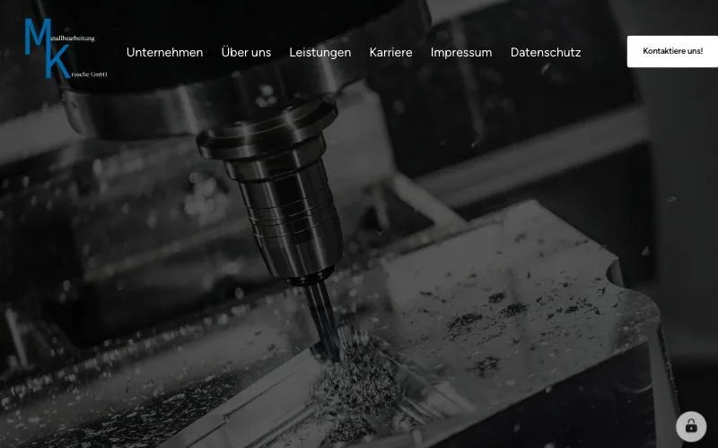 Website von Metallbearbeitung Krusche