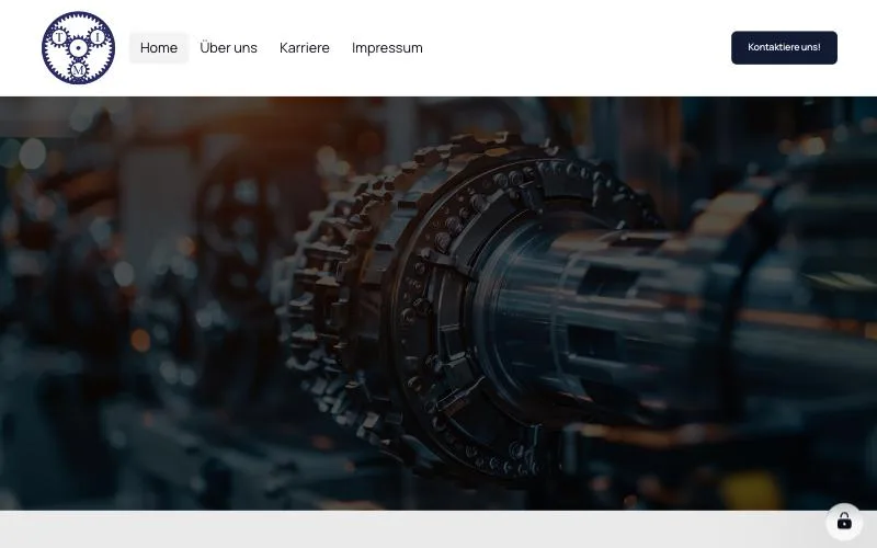 Website von TIM Technik Innovation Maschinenbau